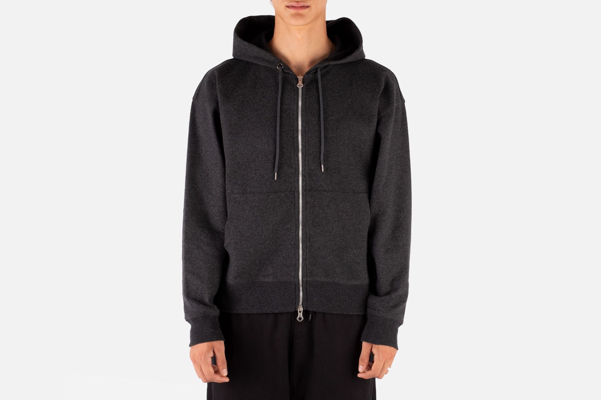 トップス RASCAL HOOD Charcoal Elastic Melton Our Legacy - Rascal Hood Charcoal Elastic Melton